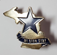 Blue Starr Memorial Pin